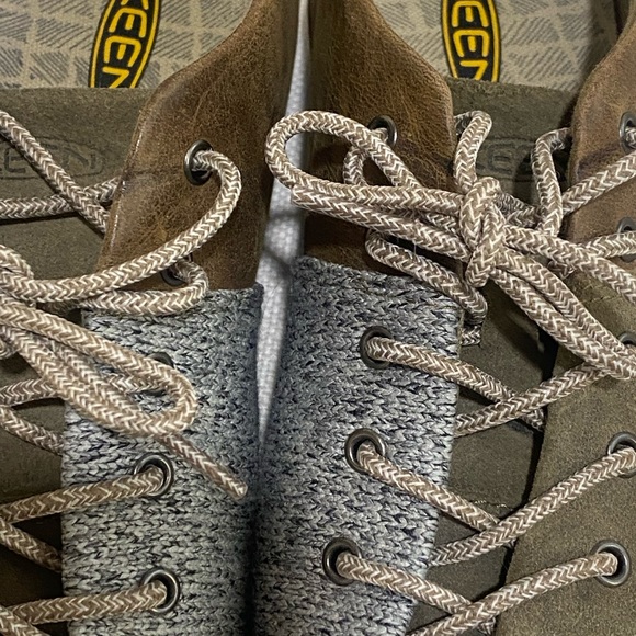 Keen womens 6 sneakers Lower East side sneakers brown/olive colorblock shoes - Picture 4 of 13